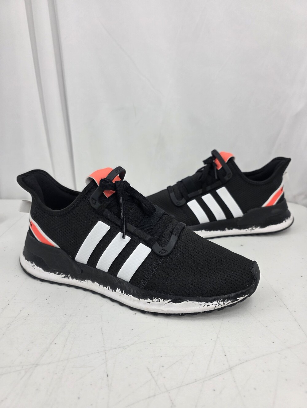 Adidas U_Path Run Core Black White Running Shoes Men's Size 11 FW7566 Rare Color